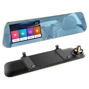 

Full HD 1080P Touchsn Car DVR Dual Cameras Rear View Mirror Night Vision Dash Cam DVR Digital Video Recorder