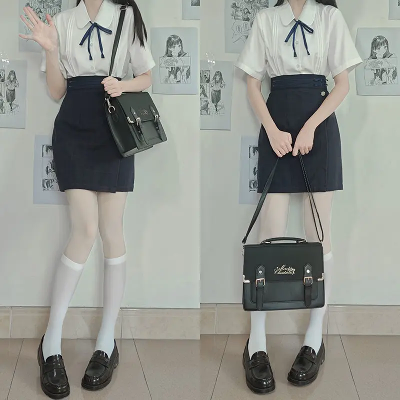 2022 Lolita bag Japanese school Uniforms Cute Ita bag Lolita JK SchoolBag for college Student Women Handbag Anime Shoulder Bag