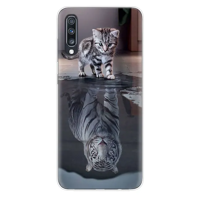 Cool Tiger Lion Owl Rubber Silicone Case For Samsung Galaxy A51 A71 A50 A70 A20 A30 A40 A10 A20E J4 J6 A6 A8 A7 A9 2018 Cover No.9