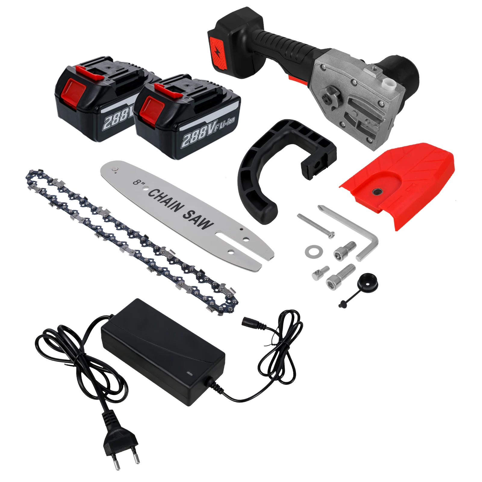 Цепная аккумуляторная пила с 4, 6, 8 дюймов. Мини пила 8 дюймов. Мини пила 8 дюймов. Цепная пила для грунта. Ручная аккумуляторная цепная пила.