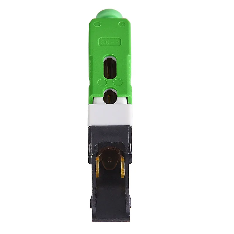 100 шт./лот FTTH ESC250D SC APC Одномодовый оптоволоконный быстрый разъем FTTH SM оптический Быстрый разъем