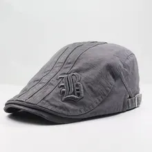 Кепка для улицы, шляпа от солнца, тонкий берет, хлопковая шапка для художника, шапка в полоску с надписью