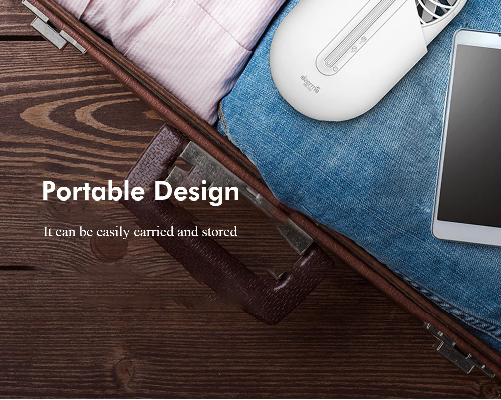 Портативный вентилятор Xiaomi Deerma Ventilador с ароматерапией, Ультра тихий воздушный охладитель, USB вентилятор Xiaomi