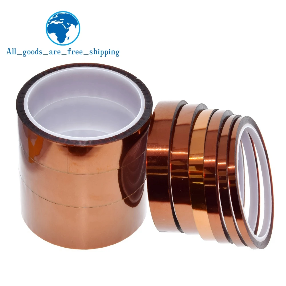 33meter x 5 40mm High Temperature Polyimide Tape Heat Resistant Insulation Polyimide Film Adhesive Tape 10mm|Insulation Materials & Elements| - AliExpress