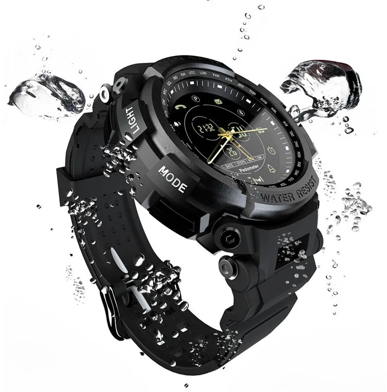 Relógios à Prova Lokmat Relógio Inteligente Pulseira Esportes Bluetooth Backlight Dip68 Água Ip68 2 Cheap Relógios inteligentes