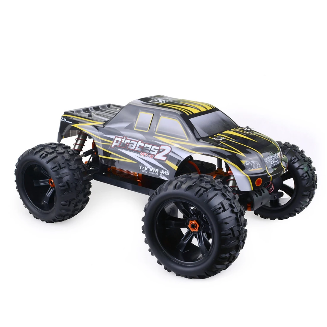 ZD Racing 9116 V3 1/8 2,4G 4WD бесщеточный двигатель RC автомобиль Монстр внедорожник Грузовик-RTR версия черный