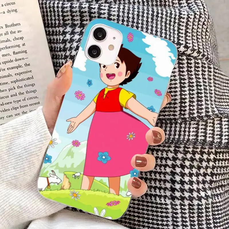 13 mini case Heidi Cartoon Phone Case for iPhone 11 12 13 mini pro XS MAX 8 7 6 6S Plus X 5S SE 2020 XR cover iphone 13 case leather