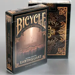 Велосипед естественные катаклизмы сейсмические игральные карты коллекционный покер USPCC ограниченное издание колода волшебные карты