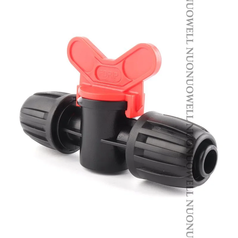 2pcs New 16mm LDPE Pipe Connectors Lock Nuts Garden Water Connector Farm Watering Agricultural Irrigation Pipe Hose Connector