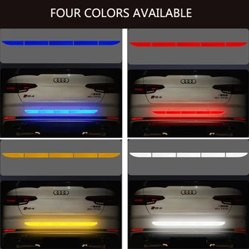 

Car Reflective Sticker Warn On Car Body Trunk Auto Exterior Reflective Car Strip Stickers