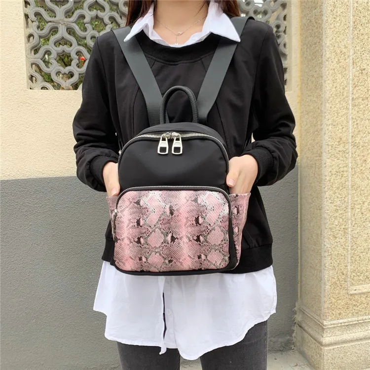 

New Style Korean-style Backpack 2020 Western Style Versatile Fashion Delicacy Elegant Small Backpack Travel Bag Schoolbag