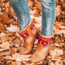 Женские ботинки martin; прогулочная обувь из искусственной кожи; Женская обувь в винтажном стиле; сезон осень-зима; ботильоны на платформе и низком каблуке; пикантные ботинки до середины икры