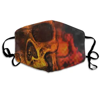 

ZHOUSUN Dustproof Watercolor Sugar Skull Halloween Mouth Cover Mask Protective Warm Windproof Mask