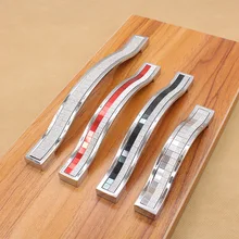 Жемчужный блеск с кристальной ручкой цветные Разноцветные кристаллы, ручка для дверцы выдвижного ящика, толстая Европейская стильная современная ручка поколения