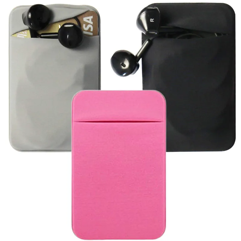 

Removable Stick-on Universal Case Slim Pocket Credit Mini Pouch Card Holder Adhesive Wallet Back Cover For Phone iPhone Samsung