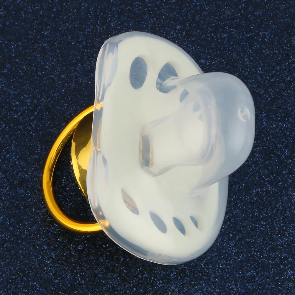 Elegant Crown Dummy Pacifier Baby Food Grade PP Silicone Soother Toddler Orthodontic Nipples with Ring Teether Baby Pacifier