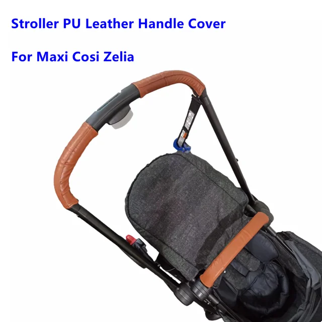 New Baby Leather Bumper Covers Fit Maxi Cosi Zelia Stroller Handle Sleeve Armrest Protective Cover Stroller Accessories - AliExpress