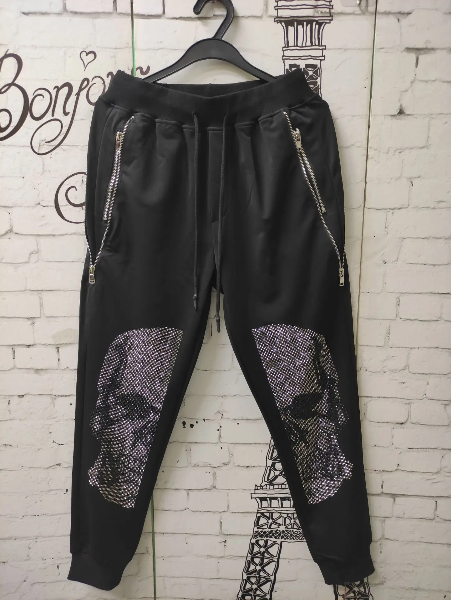 Top quality Men's tracksuit Shorts Casual Suits Sportswear Mens Clothing Male Diamond design  set 3