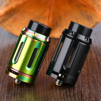 

Squid Industries Peacemaker V2 Subohm Tank 8.5ml/5.5ml Atomizer 0.2ohm/ 0.8ohm Coil Vape Tank Fit Double Barrel V3 VS Zeus X RTA