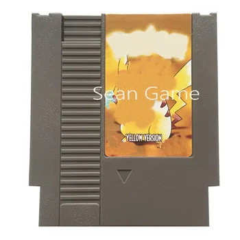 

Superior quality Pok Yellow The 72 Pin Game Cartridge for 8 Bit Video Game Console