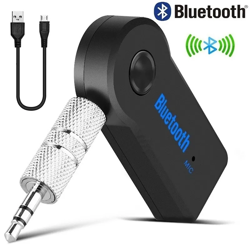 

Bluetooth AUX Mini Audio Receiver Car Bluetooth Transmitter 3.5mm Jack Handsfree Bluetooth Car Kit Music Aux Bluetooth Adapter