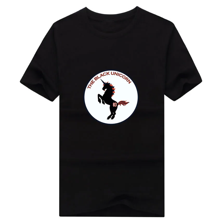 1 Новинка г.; футболка Martellus Bennett Black Unicorn Bears; хлопок - Цвет: 1