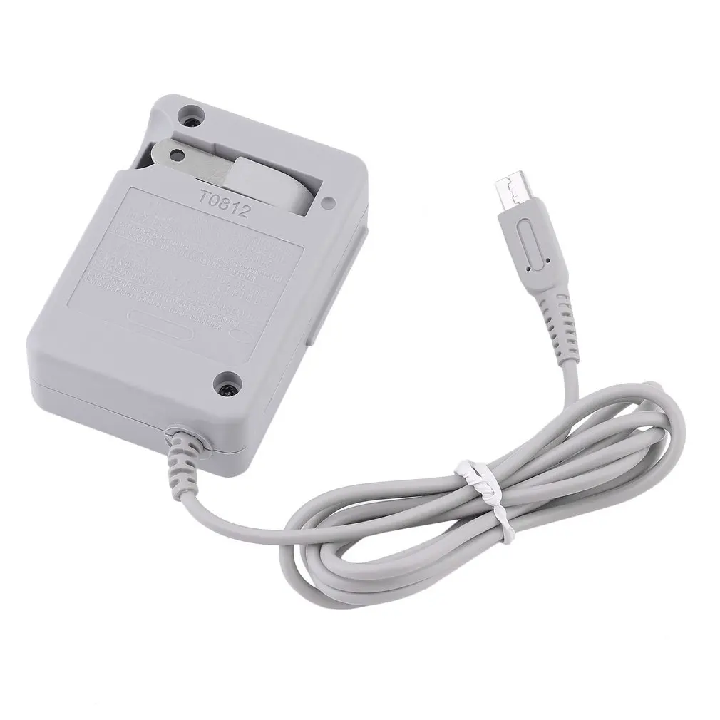 

Home Small Lightweight AC Source Power Adapter Home Wall Travel Charger US Plug Gray for Nintendo XL / 3DS LL