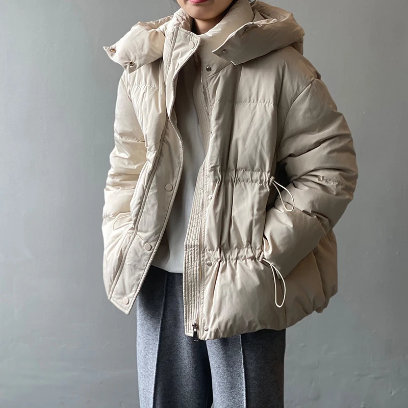 

Casual Cotton Padded Coat Women Solid Full Sleeve Korean Fashion Jacket Women 2022 Winter Loose Warm Outwear Female LD2736