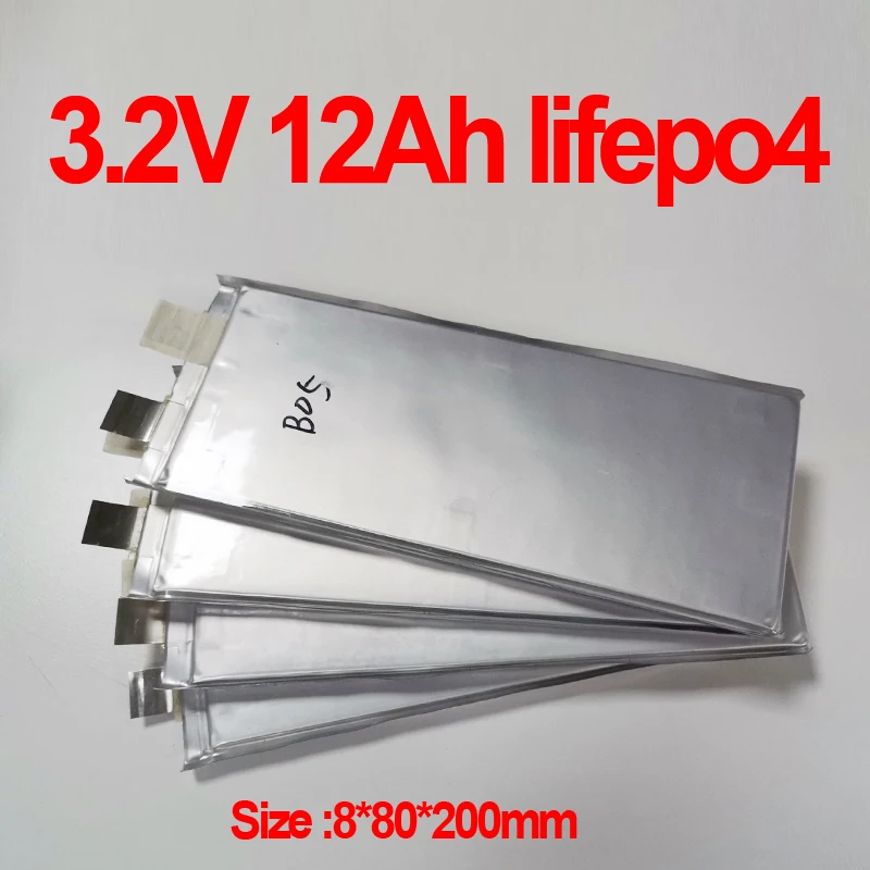 

lifepo4 3.2v 12ah lithium battery Lithium iron phosphate deep cycle for 24v 36 48v ebike Power Tools Golf Cart scooter Propeller