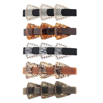 Preise 2020 Neue Mode Haar Schmuck Acryl Strass Frühling Haar Clip Haarspange Haar Griffe Haar Styling Zubehör