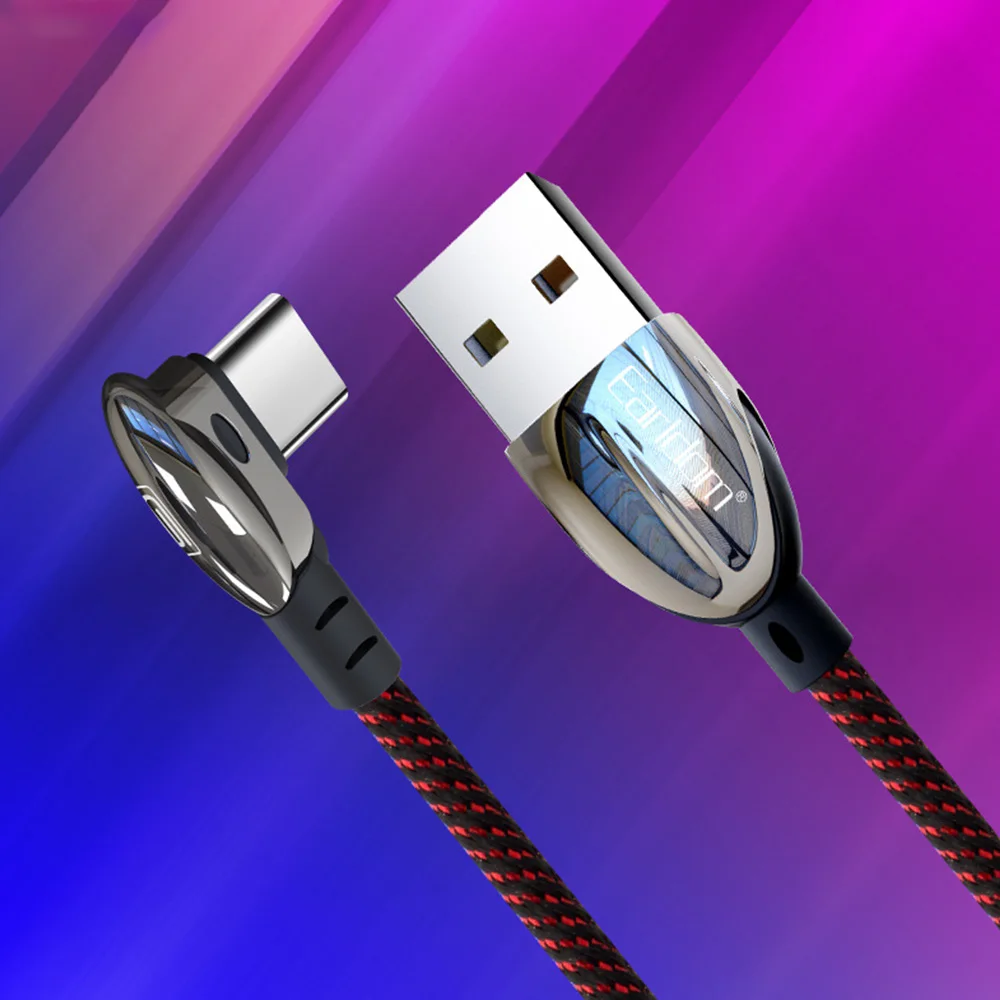 Кабель FDBRO USB C 3A type-C для быстрой зарядки Xiaomi One Plus 6 5 для iphone для samsung S10 S9 Note9 A50 шнур USBC зарядный кабель - Цвет: red