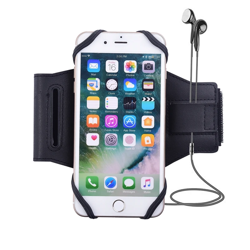 Flexibele Sport Running Armband Arm Case Telefoon Houder
