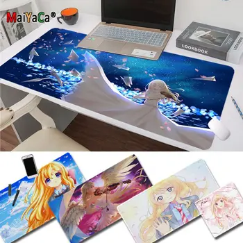 

MaiYaCa Cool New Your Lie in April Silicone large/small Pad to Mouse Game Free Shipping Large Mouse Pad Keyboards Mat