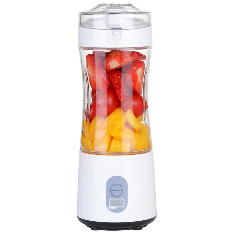 

Portable Blender,Personal Size Blender for Smoothies and Shakes, Handheld Fruit Mixer Machine 13Oz USB Rechargeable Juicer Cup,I