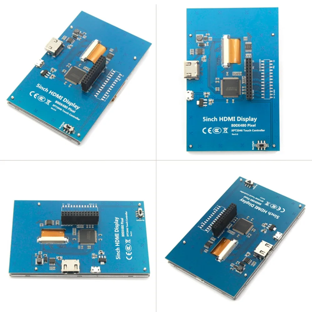 High Quality Hot Selling 5-inch Resistive Touch Screen LCD Display HDMI for Raspberry Pi XPT2046 Hot