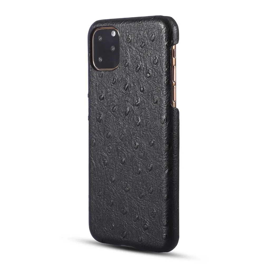 Чехол для Iphone 11 Pro Max Slim Fit, чехол для сотового телефона из натуральной кожи, чехол для телефона(акне, стиль кожи), предназначен для беспроводной зарядки