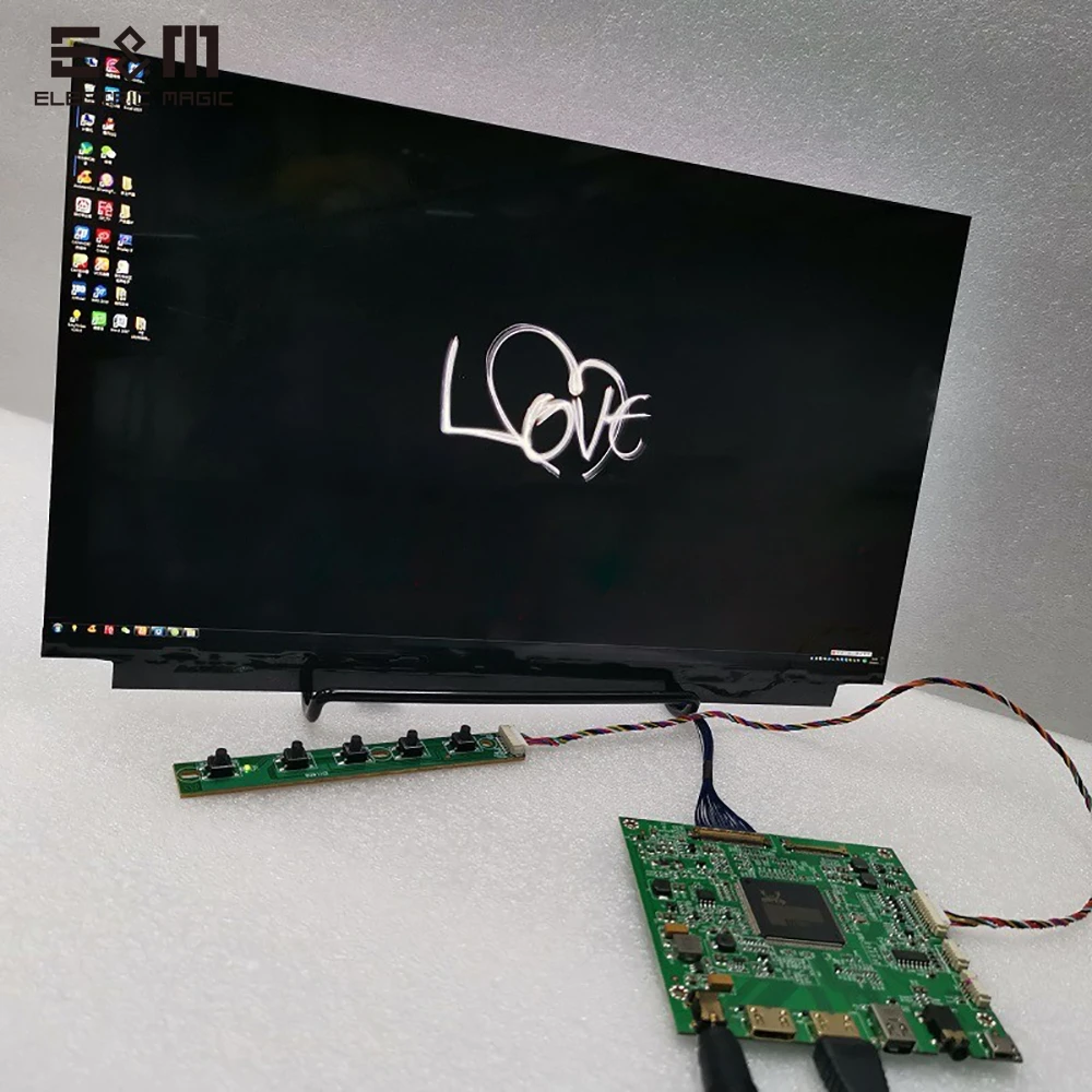 13,3 дюймов 4K DIY UHD lcd DLP 3d принтер SLA ips экран УФ отверждения Монитор Проектор дисплей модуль 3840*2160 для Raspberry Pi - Цвет: LQ133D1JW33 HDMI