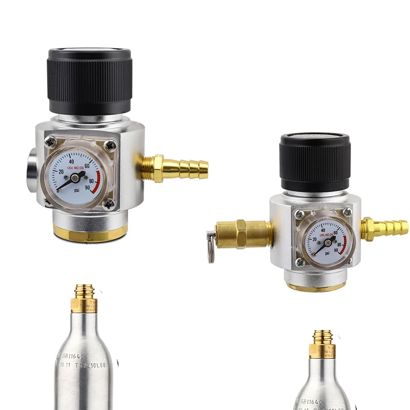 Tools Pressure Gauges Sodastream CO2 Mini Gas Charger 090 PSI Gauge