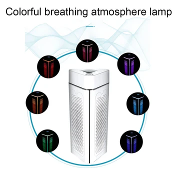 

580Ml Air Humidifier Ultrasonic Usb Diffuser Aroma Essential Oil Small Desktop Mist Purifier Humidifier for Babies Living Room