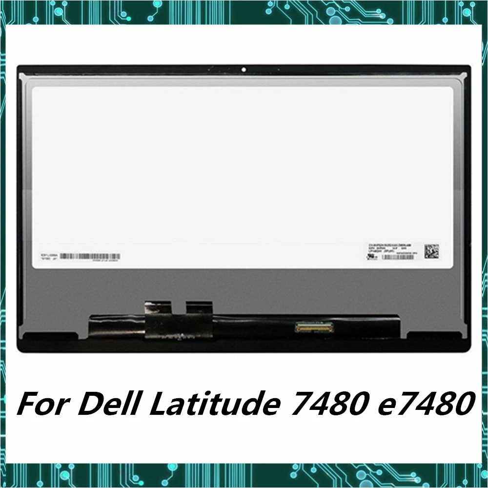 Для ноутбука Dell Latitude 7480 E7480 ЖК-дисплей с сенсорным экраном LP140QH1 SPH1 QHD 2560x1440 протестировано
