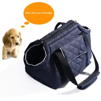 

Small Pets Carrier Purse Tote Bag Outdoor Portable Night Vision Reflective Stripe Shoulder Dog Cat Tote Handbag Foldable