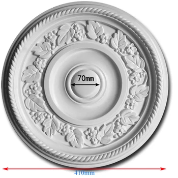 

PU decorative chandelier ceiling rose ceiling plate rosette pendant light base decor panel polyurethane ceiling wall medallion