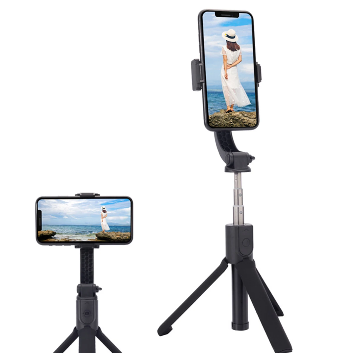 H5 Gimbal мобильный телефон стабилизатор Анти-встряхивание штатив - Цена: 