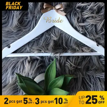 

Bride/Groom 2cm Height Vinyl Sticker For Wood Bridal Hanger Wedding Party Decals Wedding Hanger