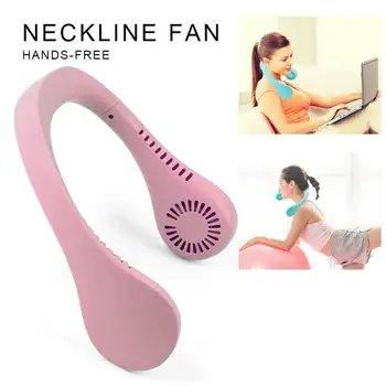 

USB Micro Portable 2 In 1 Air Cooler Mini Electric Air Conditioner Hanging Neck Outdoor Travel Sports Cooling Fan Arctic Air