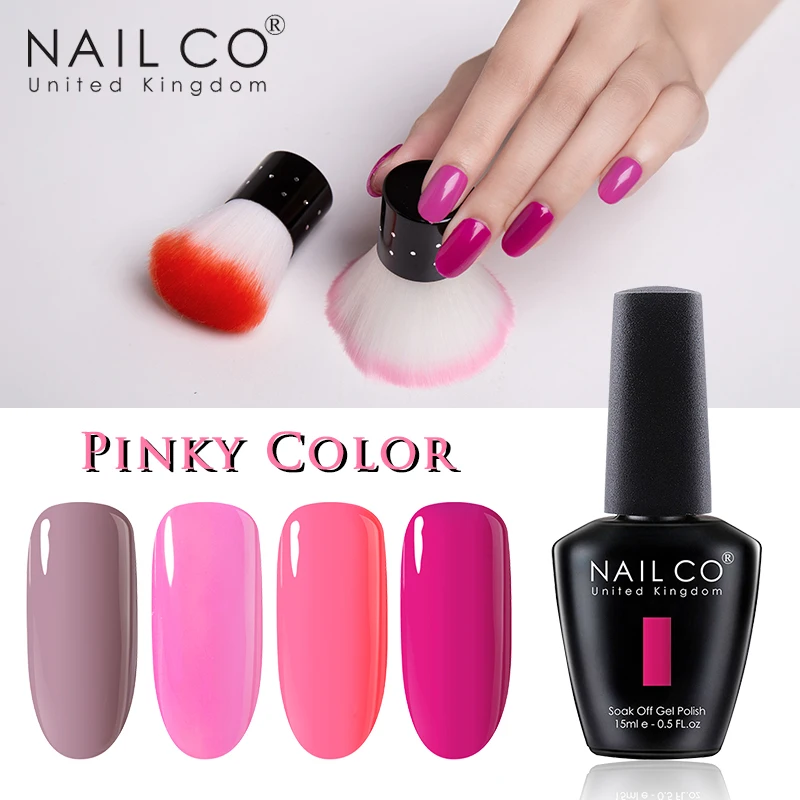 NAILCO 150 чистых цветов долговечный Гибридный гвоздь Гель лак Esmalte для ногтей