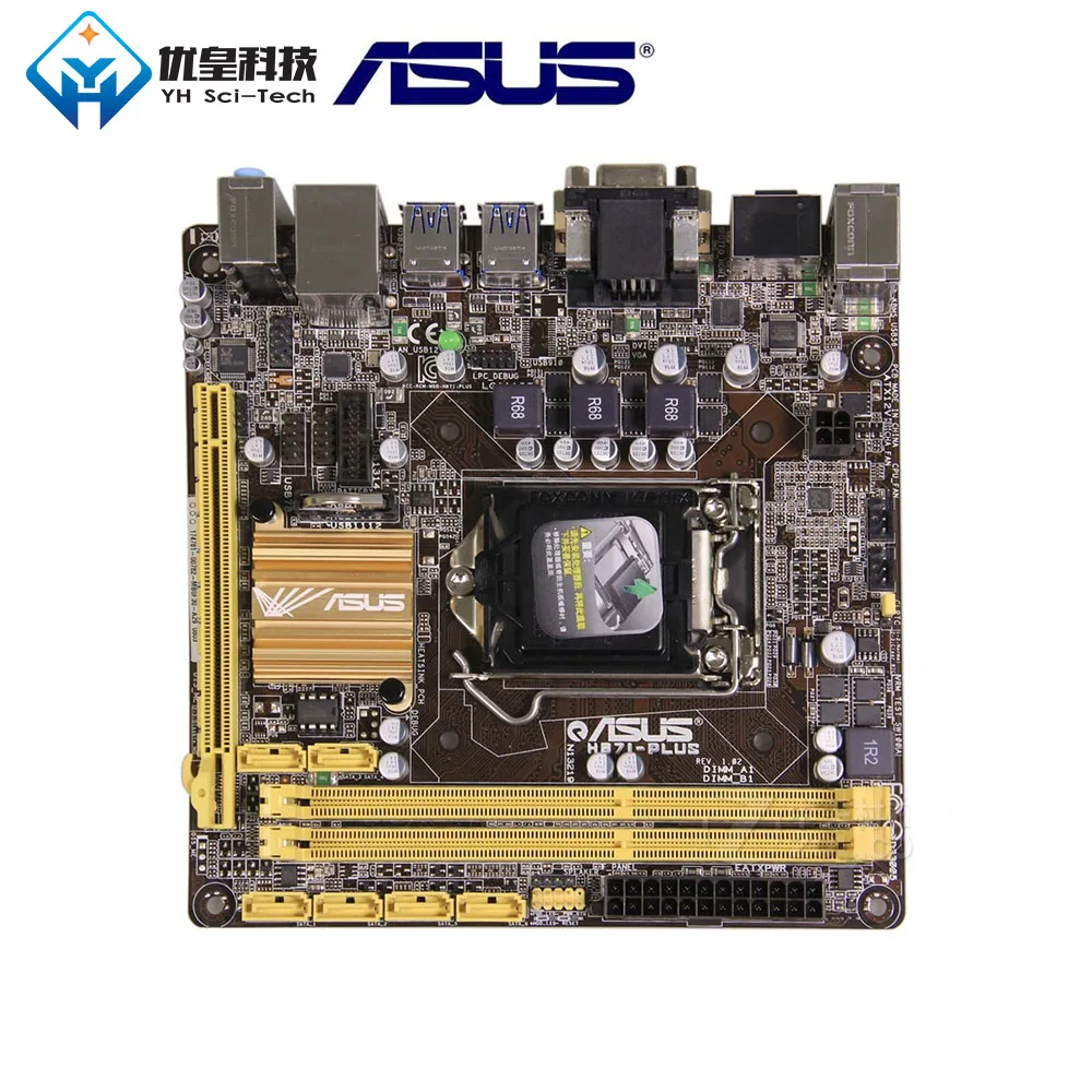 

Original Used Desktop Motherboard Intel H87 Asus H87I-PLUS LGA 1150 Core i7/i5/i3/Pentium/Celeron DDR3 16G Mini-ITX