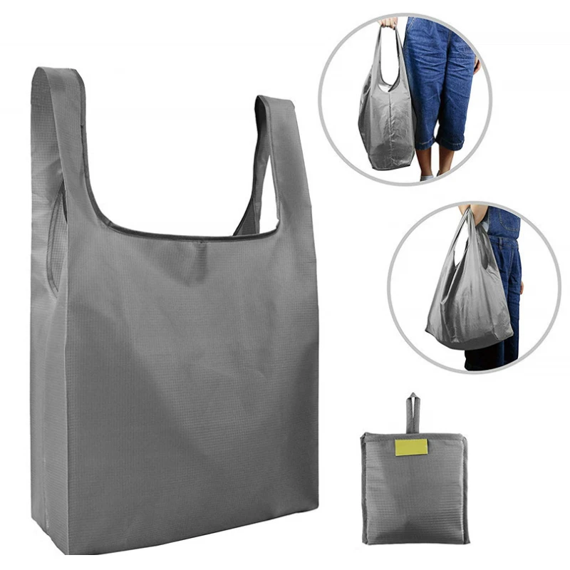 Fashion Recyclable Shopping Bag Environmentally Friendly Reusable Travel Tote Folding Handbag Eco Market Grocery | Багаж и сумки