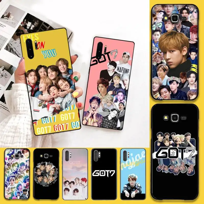 

NBDRUICAI KPOP GOT7 DIY Printing Phone Case cover Shell For Samsung Galaxy J7 J8 J6 Plus 2018 Prime Note 7 8 9 10 pro