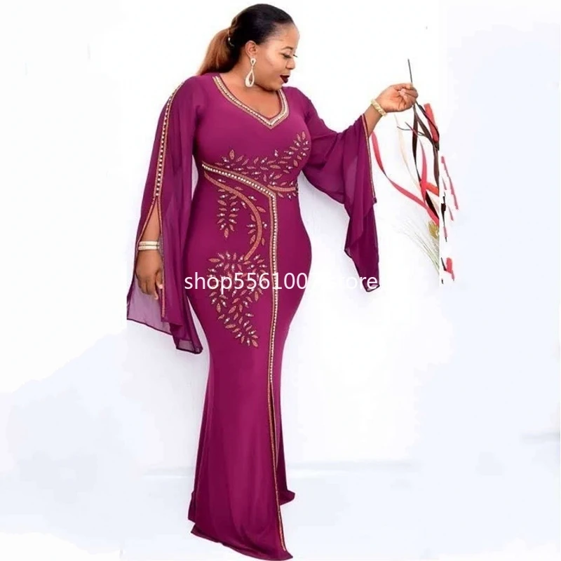 African Long Maxi Dresses For Women Robe Africaine 2021 African